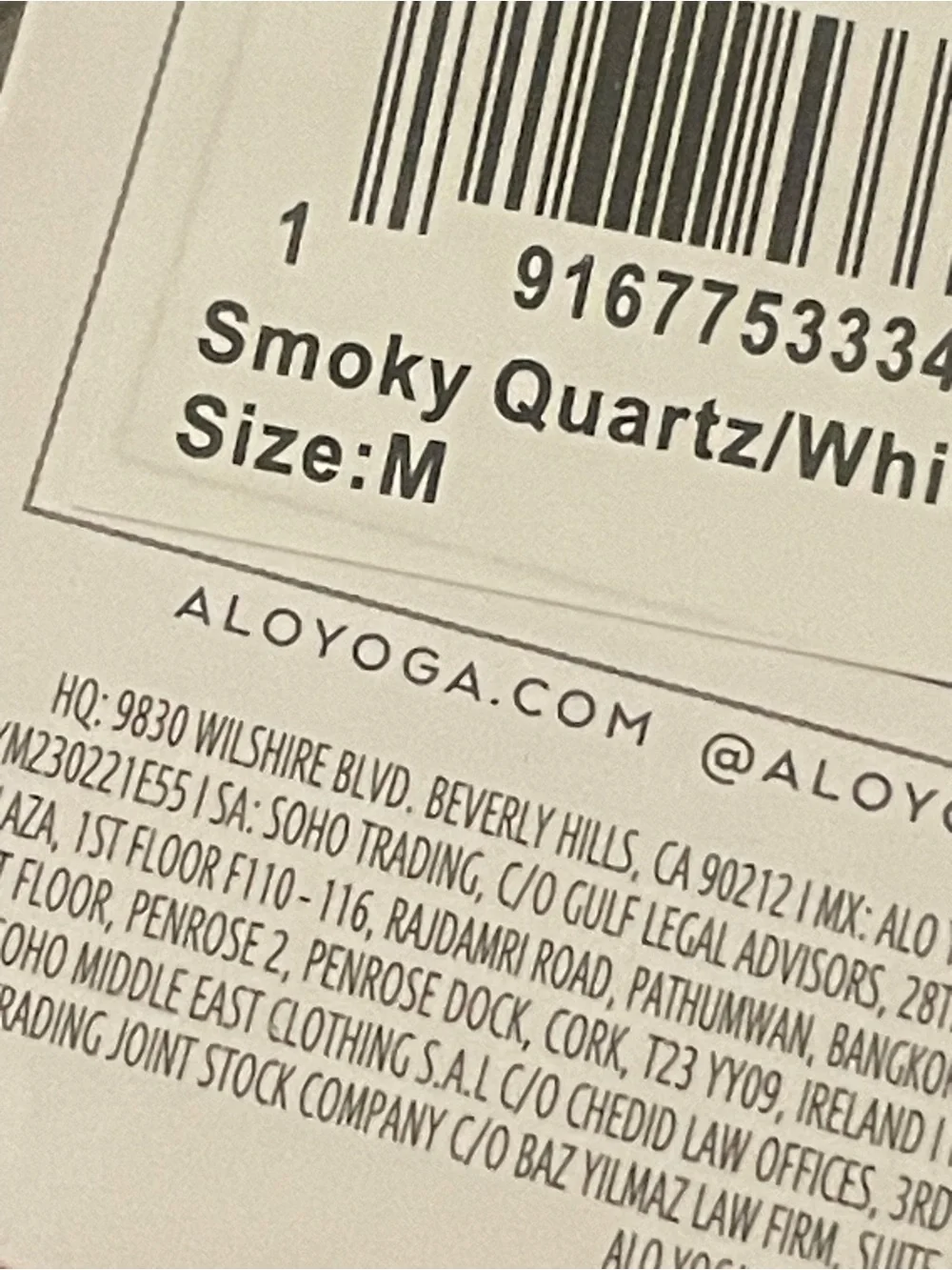ALO Yoga soft knit